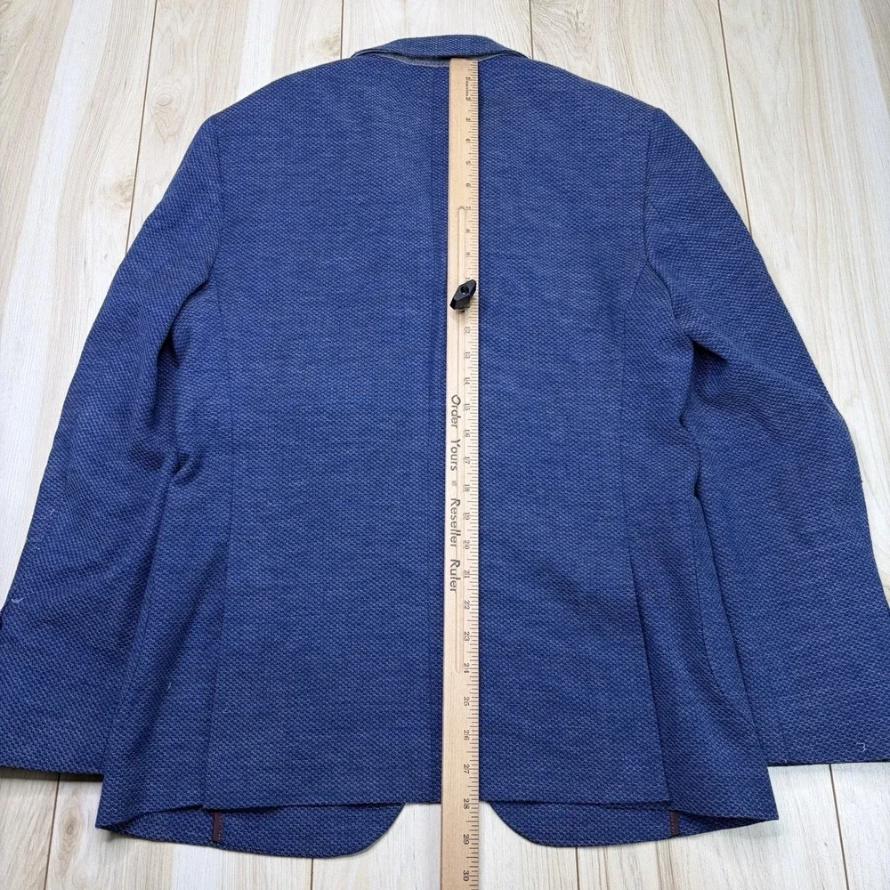 Rodd & Gunn Knit Unstructured MARLANE Wool Blend Blazer Mens Medium 38-40 Blue
